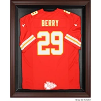 Kansas City Chiefs Brown Framed Logo Jersey Display Case