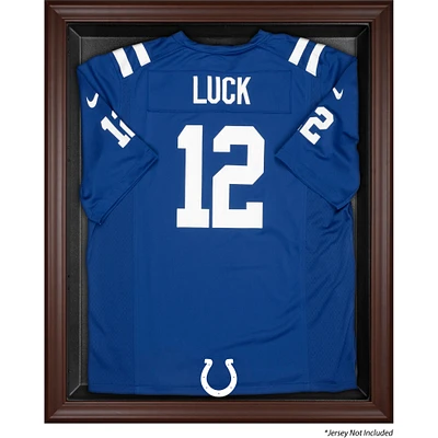 Indianapolis Colts Brown Framed Logo Jersey Display Case