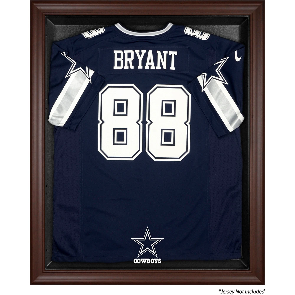 Dallas Cowboys Brown Framed Logo Jersey Display Case
