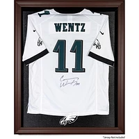 Philadelphia Eagles Brown Framed Logo Jersey Display Case