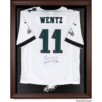 Philadelphia Eagles Brown Framed Logo Jersey Display Case