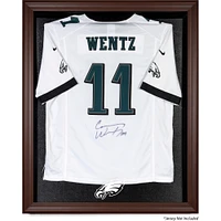 Philadelphia Eagles Brown Framed Logo Jersey Display Case