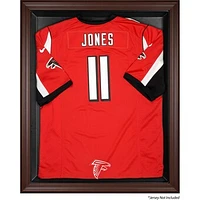 Atlanta Falcons Brown Framed Logo Jersey Display Case