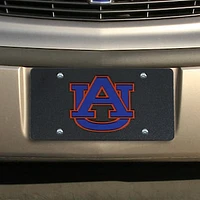 Auburn Tigers Glitter License Plate - Black