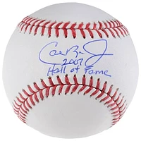 Cal Ripken Jr. Baltimore Orioles Autographed Baseball with "2007 Hall of Fame" Inscription