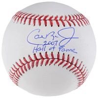 Cal Ripken Jr. Baltimore Orioles Autographed Baseball with "2007 Hall of Fame" Inscription