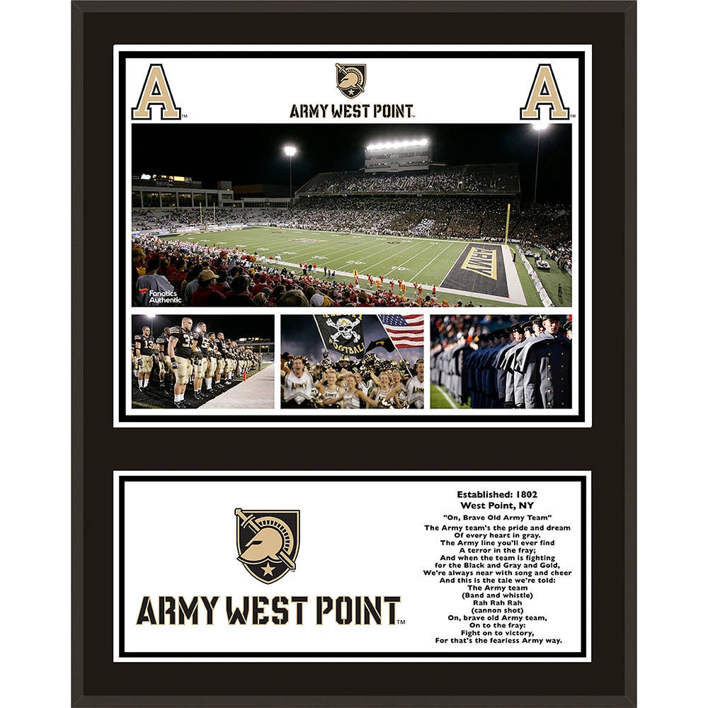 Army Black Knights 12'' x 15'' Sublimated Team Plaque
