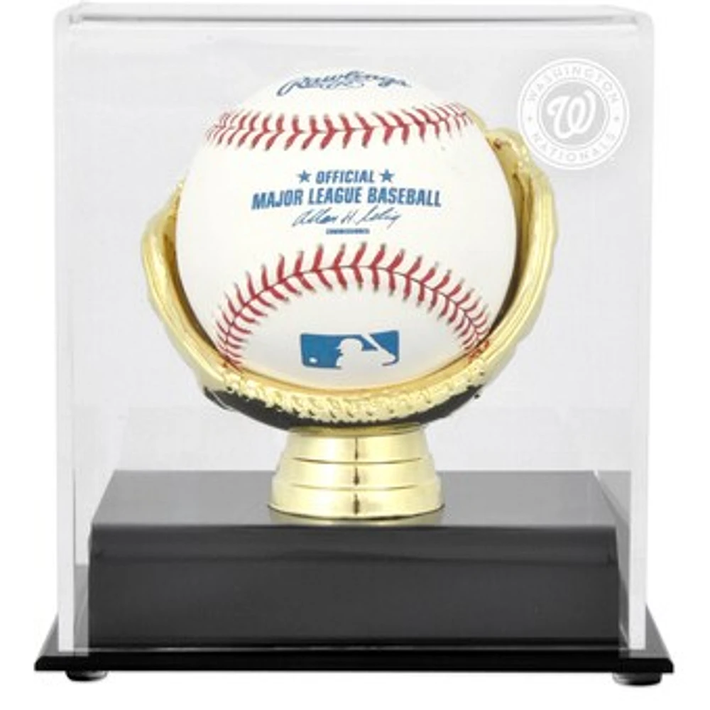 Washington Nationals Gold Glove Single Baseball Logo Display Case