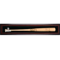 Houston Astros Logo Brown Framed Single Bat Display Case