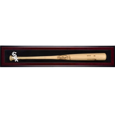Chicago White Sox Logo Mahogany Framed Single Bat Display Case