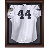 New York Yankees Brown Framed Logo Jersey Display Case