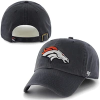 Mens Denver Broncos '47 Brand Navy Blue Cleanup Adjustable Hat