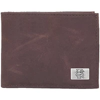 Florida State Seminoles (FSU) Leather Billfold with Concho - Brown
