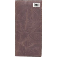 Texas Longhorns Leather Concho Secretary Wallet