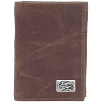 Florida Gators Leather Trifold Wallet with Concho