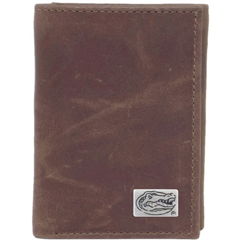 Florida Gators Leather Trifold Wallet with Concho
