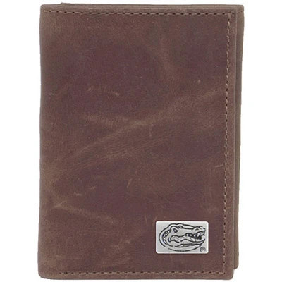 Florida Gators Leather Trifold Wallet with Concho
