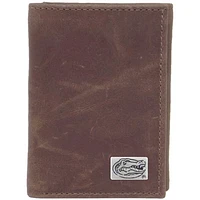 Florida Gators Leather Trifold Wallet with Concho