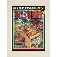 2000 Rams vs Titans 10.5" x 14" Matted Super Bowl XXXIV Program