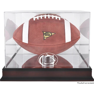 Penn State Nittany Lions Mahogany Base Logo Football Case with Mirror Back