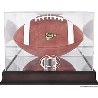 Penn State Nittany Lions Mahogany Base Logo Football Case with Mirror Back
