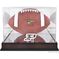 Purdue Boilermakers Mahogany Base Logo Football Case with Mirror Back