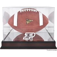 Purdue Boilermakers Mahogany Base Logo Football Case with Mirror Back