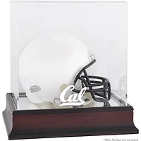 Cal Bears Mahogany Logo Mini Helmet Display Case with Mirror Back
