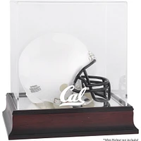 Cal Bears Mahogany Logo Mini Helmet Display Case with Mirror Back