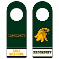 Brockport Golden Eagles Wooden Tier Door Hanger - Green