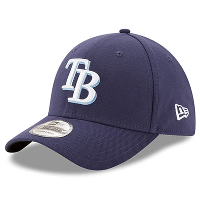 Men's New Era Navy Tampa Bay Rays MLB Team Classic 39THIRTY Flex Hat