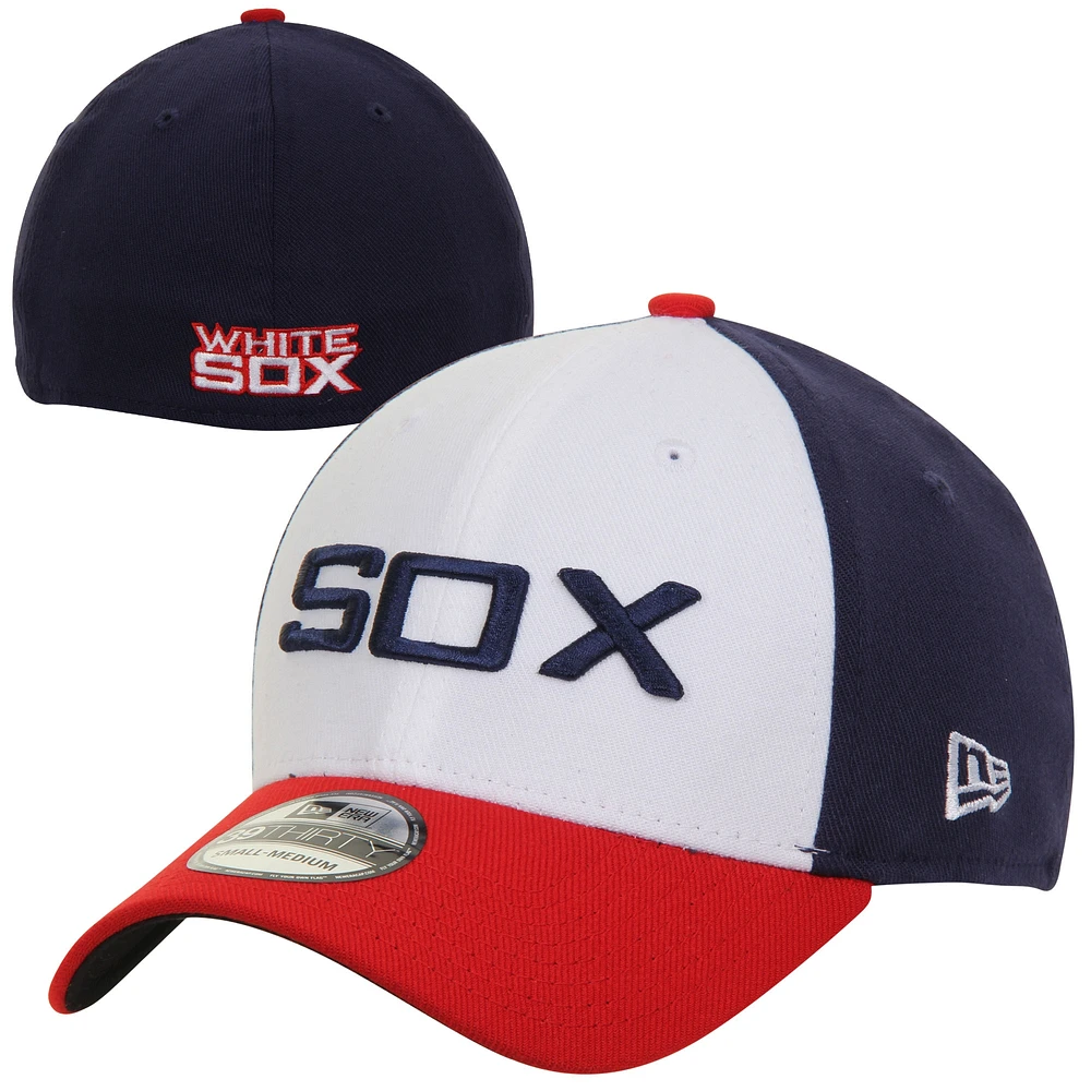 Men's White Chicago Sox MLB Team Classic Alternate 39THIRTY Flex Hat