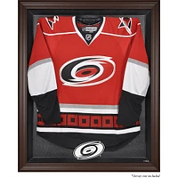 Carolina Hurricanes Brown Framed Logo Jersey Display Case