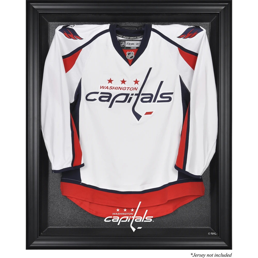 Washington Capitals Black Framed Logo Jersey Display Case