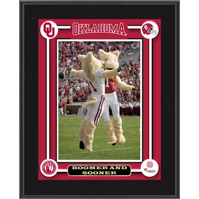 Oklahoma Sooners Boomer & Sooner Mascot 10.5'' x 13'' Sublimated Plaque