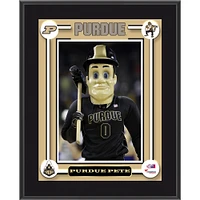 Purdue Boilermakers Purdue Pete Mascot 10.5'' x 13'' Sublimated Plaque