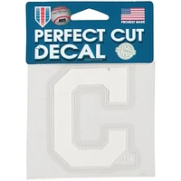 WinCraft Cleveland Indians 4" x 4" Color Perfect Cut Decal - Navy Blue/Red