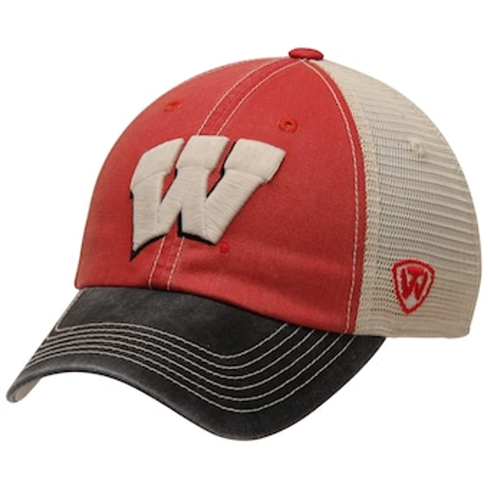 Wisconsin Badgers Top of the World Offroad Trucker Adjustable Hat - Cardinal