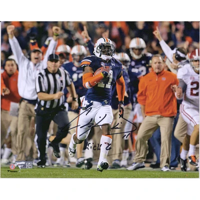 Chris Davis Auburn Tigers Autographed 8'' x 10'' Running Photograph with "Kick 6" Inscription