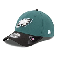 Philadelphia Eagles New Era 39THIRTY Team Classic Flex Hat - Midnight Green/Black