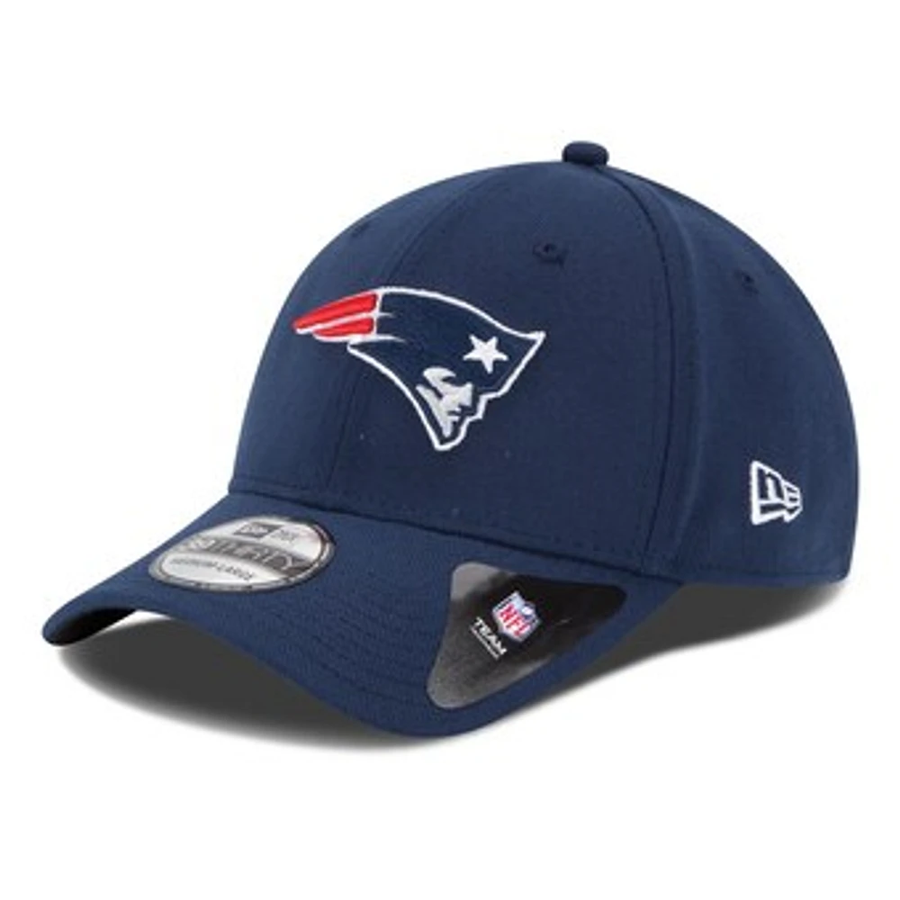 New England Patriots New Era 39THIRTY Team Classic Flex Hat - Navy Blue