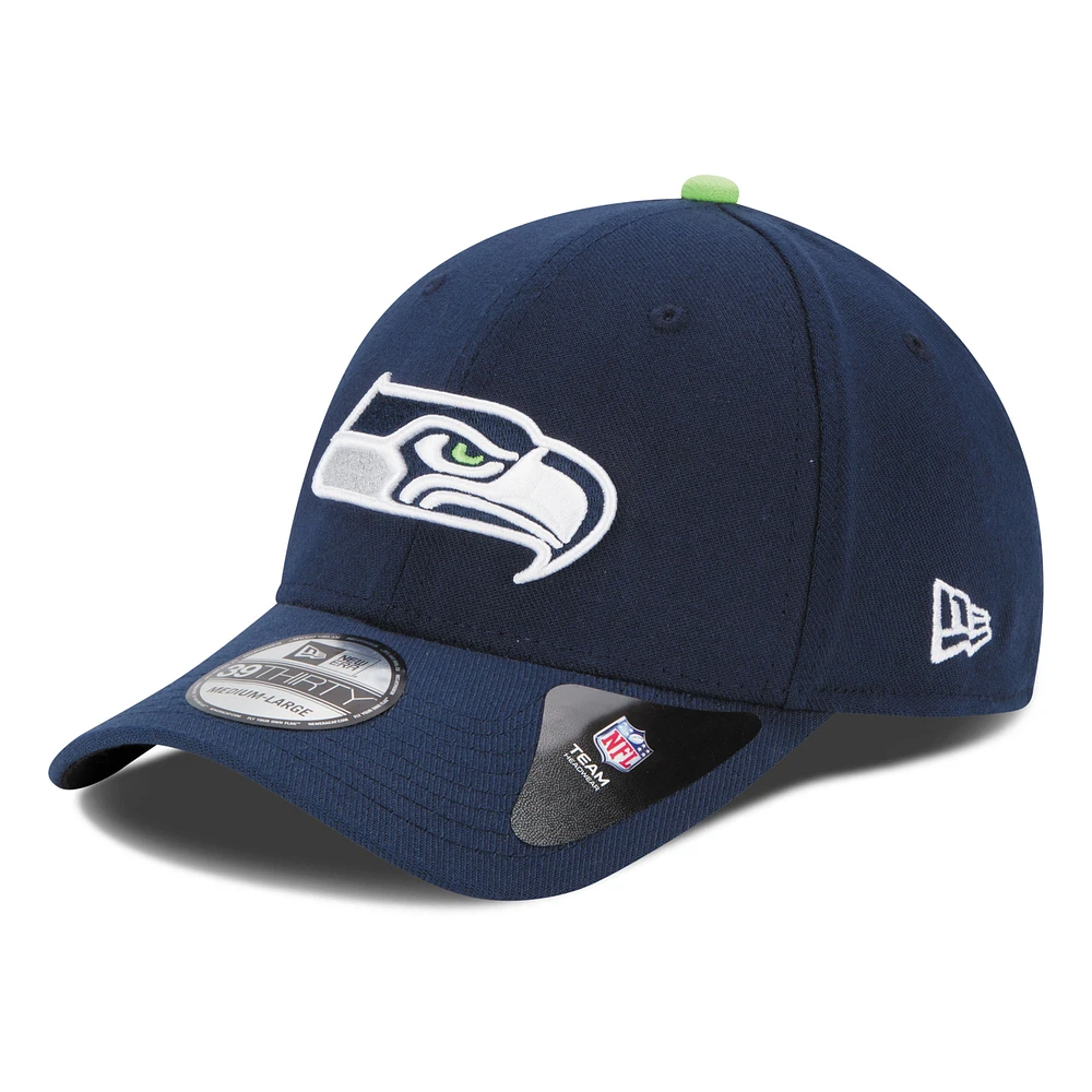 Seattle Seahawks New Era 39THIRTY Team Classic Flex Hat - College Navy