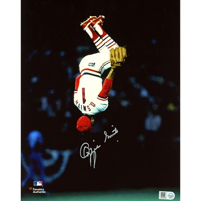 Ozzie Smith St. Louis Cardinals Autographed 8'' x 10'' Vertical Flip Photograph