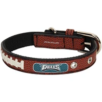 Brown Philadelphia Eagles Classic Leather Collar