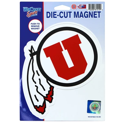 Utah Utes WinCraft 6" x 9" Car Magnet