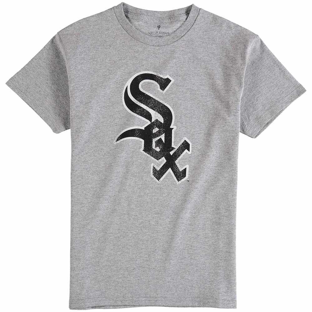 Chicago White Sox Youth Distressed Logo T-Shirt - Gray