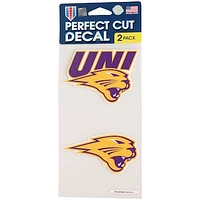 Northern Iowa Panthers WinCraft 2-Pack 4" x 4" Decals