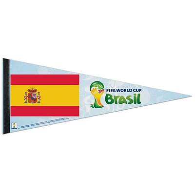 Spain WinCraft 2014 FIFA World Cup Tier 12" x 30" Premium Pennant