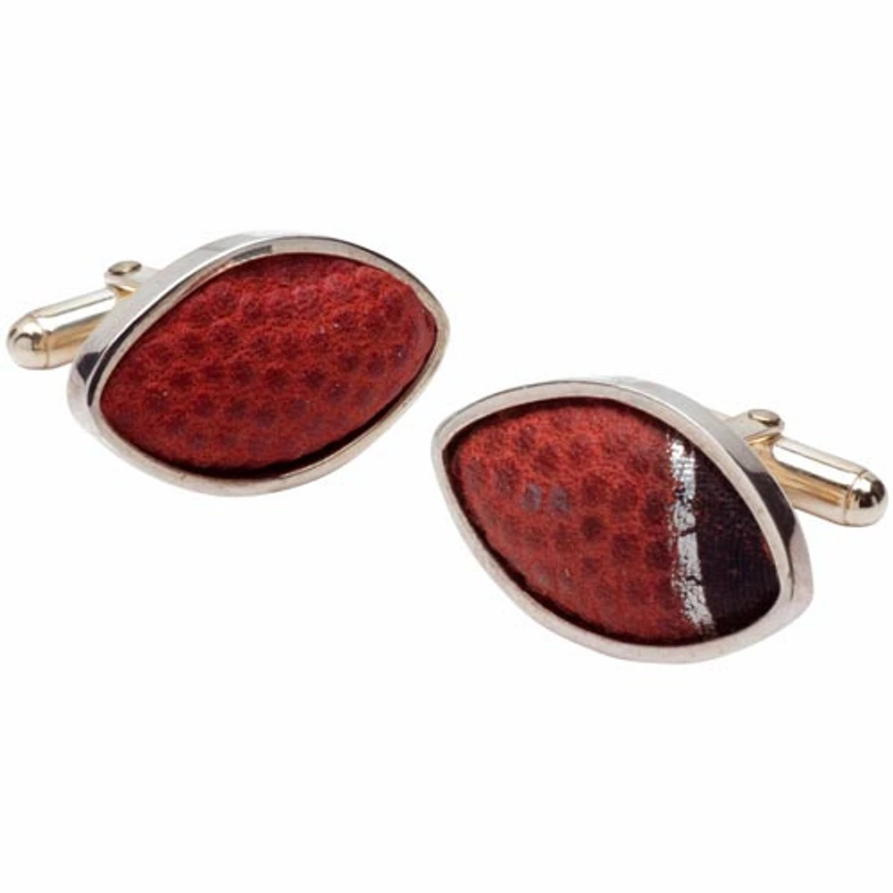 Tokens and Icons Alabama Crimson Tide Authentic Game-Used Football Cuff Links