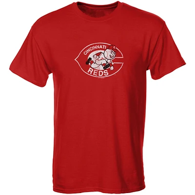 Youth Soft as a Grape Red Cincinnati Reds Cooperstown Collection T-Shirt